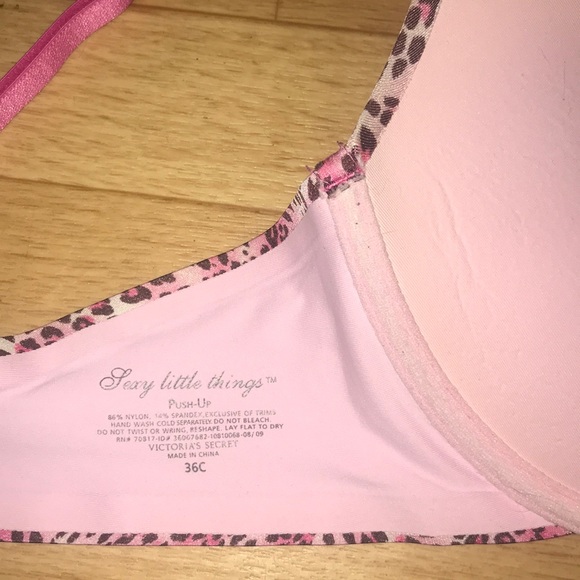 Pink leopard bra - Picture 3 of 4